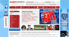 Desktop Screenshot of karlsports.co.uk